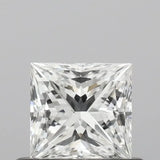 0.52ct Princess Natural Diamond (Colour F, Clarity VS2, Cut EX, IGI Certified)