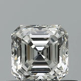 0.54ct Asscher Natural Diamond (Colour F, Clarity IF, Cut VG, IGI Certified)