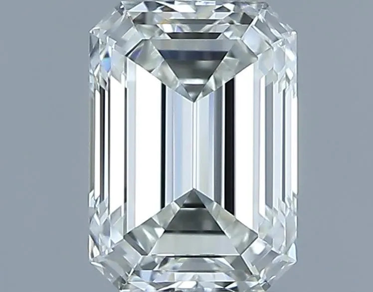 0.54ct Emerald Natural Diamond (Colour G, Clarity IF, Cut EX, IGI Certified)