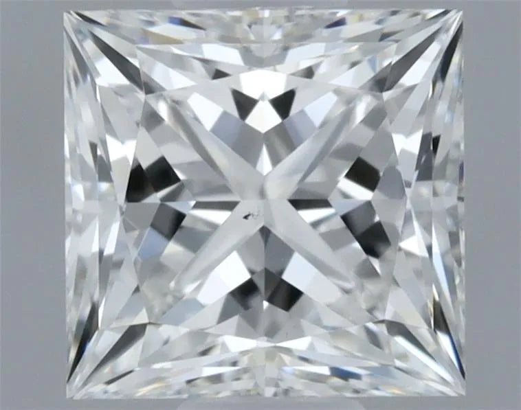 0.54ct Princess Natural Diamond (Colour F, Clarity VS2, GIA Certified)