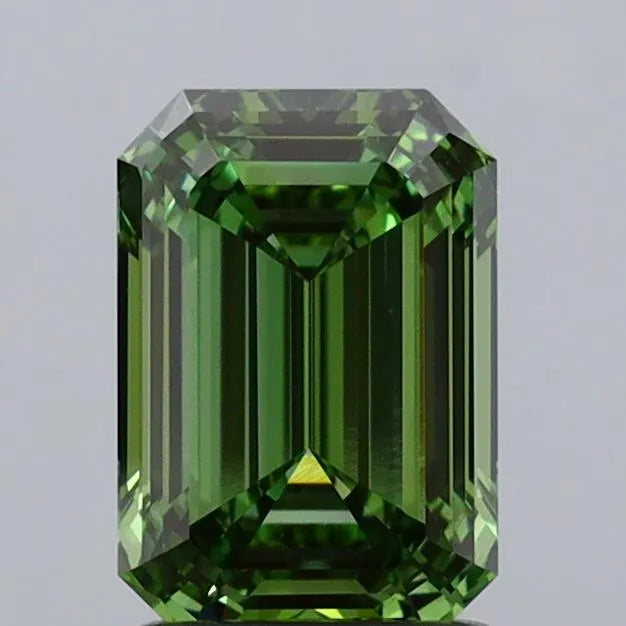 1.60ct Emerald Lab Grown Diamond (Colour Fancy Vivid Green, Clarity VVS2, IGI Certified)