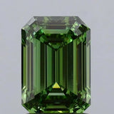 1.60ct Emerald Lab Grown Diamond (Colour Fancy Vivid Green, Clarity VVS2, IGI Certified)
