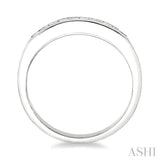 1/4 Ctw Princess Cut Diamond Wedding Band in 14K White Gold