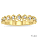 1/6 Ctw Round Diamond Wedding Band in 14K Yellow Gold