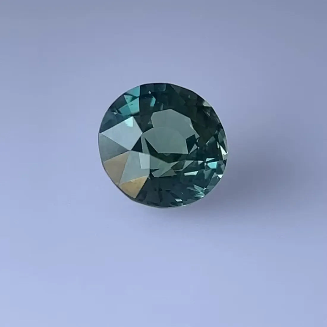 2.08ct Round Natural Sapphire (Colour Teal, Clarity Eye Clean, Cut Faceted)