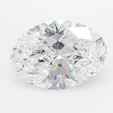 3.00ct Oval Lab Grown Diamond (Colour D, Clarity VVS2, IGI Certified)