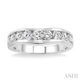 1.00 ctw Round Diamond Matching Wedding Band in 14K White Gold