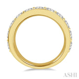 2.00 ctw Round Cut Diamond Wedding Band in 14K Yellow Gold