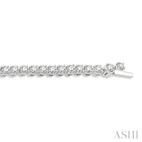 3.00 ctw Round Cut Diamond Tennis Bracelet in 14K White Gold