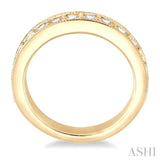 1 Ctw Round Cut Diamond Wedding Band in 14K Yellow Gold