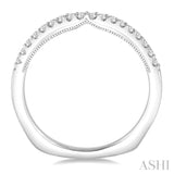 1/5 Ctw Round Diamond Wedding Band in 14K White Gold