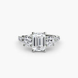 Three-Stone with Pavé Band 3