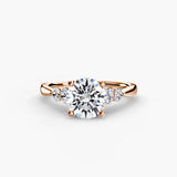 Solitaire with Shoulder Accents 2