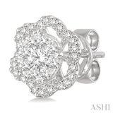 Flower Lovebright Diamond Earrings
