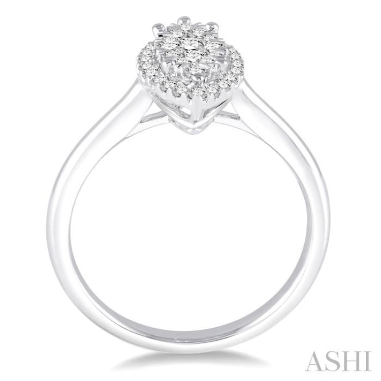 Marquise Shape Lovebright Essential Diamond Engagement Ring