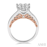 Pear Shape Lovebright Essential Diamond Engagement Ring