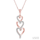 Heart Shape Diamond Pendant