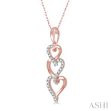 Heart Shape Diamond Pendant