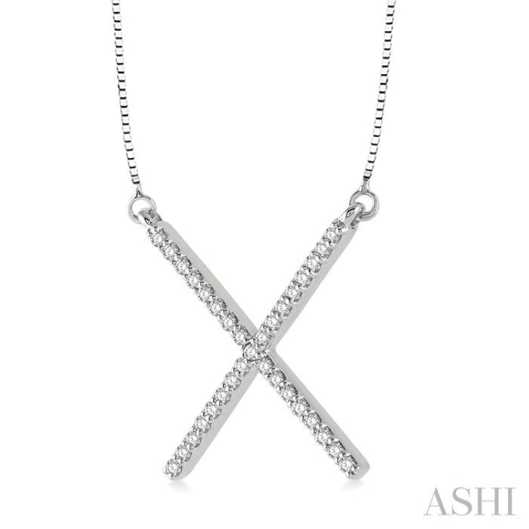'X' Diamond Fashion Pendant