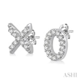 X & O Petite Diamond Fashion Earrings