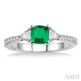 Gemstone & Diamond Ring