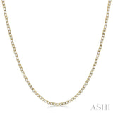 3 Ctw Round Cut Diamond Tennis Necklace in 14K Yellow Gold